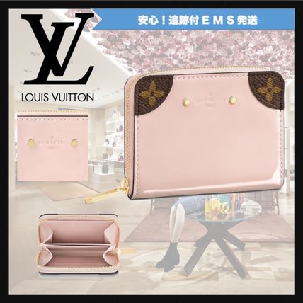 Louis Vuitton Monogram Leather Small Wallet Coin Cases 