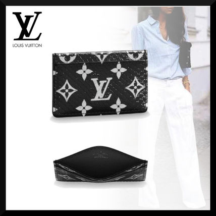 Louis Vuitton Monogram Leather Logo Card Holders N97060 