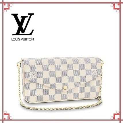 Louis Vuitton Monogram Canvas Leather Elegant Style Crossbody N63106 