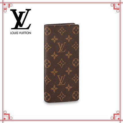 Louis Vuitton Monogram Unisex Canvas Leather Bridal Logo Long Wallets M61697 M66540 