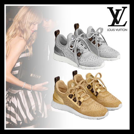 Louis Vuitton 2019 20AW Monogram Rubber Sole Blended Fabrics Plain Logo 1A5EY3 1A577Z 