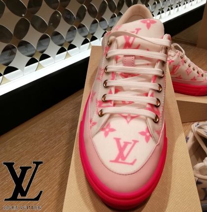Louis Vuitton Monogram Casual Style Low Top Sneakers 
