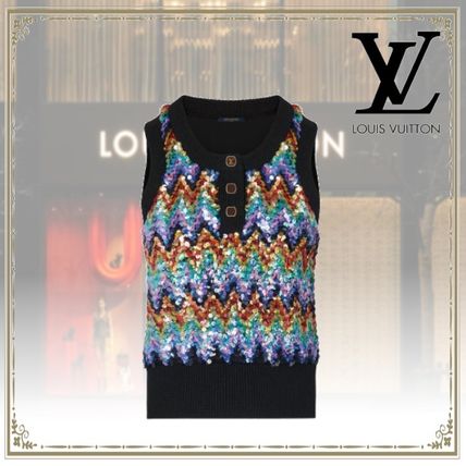 Louis Vuitton 2020 SS Casual Style Sleeveless Elegant Style Tanks  Camisoles 