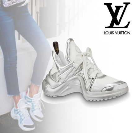 Louis Vuitton 2020 SS Monogram Platform Casual Style Street Style Plain Leather 1A52JA 