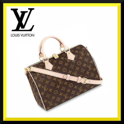 Louis Vuitton Monogram Casual Style Leather Office Style Logo Handbags M41112 