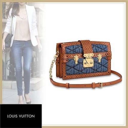 Louis Vuitton Denim TRUNK CLUTCH 