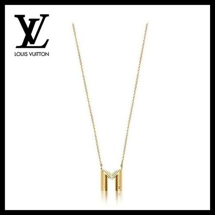 Louis Vuitton 2020 SS Lv  Me Necklace Letter M M61068 
