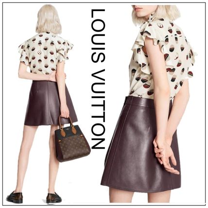 Louis Vuitton 2020 SS Casual Style Silk Plain Elegant Style Shirts  Blouses 1A842W 