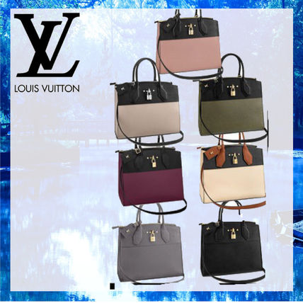 Louis Vuitton CITY STEAMER 2020 SS Plain Leather Logo Totes M53019 M54312 M54867 M51897 M53755 M54314 M53015 