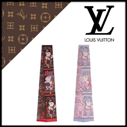 Louis Vuitton 2020 21AW Monogram Wool Elegant Style Headband Accessories M76101 M76100 