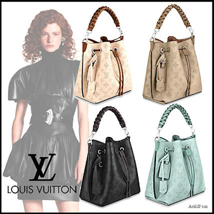 Louis Vuitton MAHINA 2020 SS Monogram Casual Style 2WAY Leather Office Style M55801 M55906 M55799 M55800 