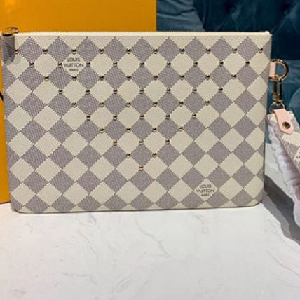 Louis Vuitton 2020 SS Canvas Leather Long Wallet Logo Accessories 