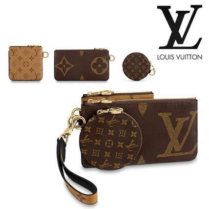 Louis Vuitton MONOGRAM 2020 SS Monogram Logo Folding Wallets M68756 