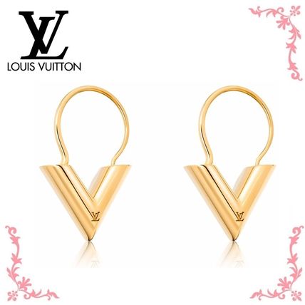 Louis Vuitton Brass Earrings 