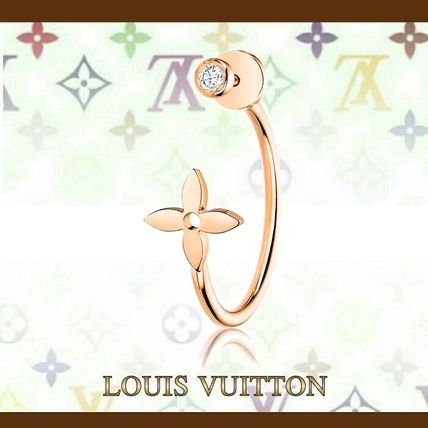 Louis Vuitton 2020 SS Idylle Blossom Small Hoop Earring Pink Gold And Diamond Q96334 