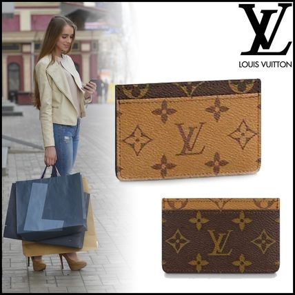 Louis Vuitton 2020 21AW Monogram Leather Card Holders M69161 