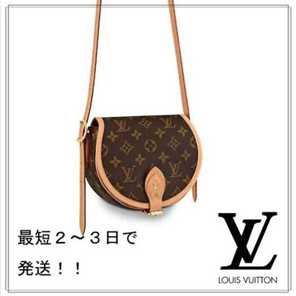 Louis Vuitton Leather Elegant Style Crossbody Small Shoulder Bag 