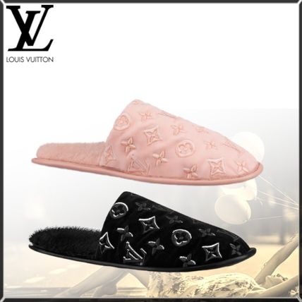 Louis Vuitton MONOGRAM Lv Suite Open Back Flat Loafer 1A5SYY 