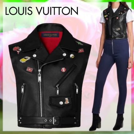 Louis Vuitton 2020 SS Monogram Casual Style Plain Elegant Style Vest Jackets LVUP2GC4BCKWF03600 