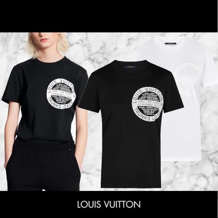 Louis Vuitton 2020 21AW Crew Neck Short Plain Cotton Short Sleeves Cropped 
