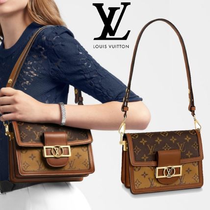 Louis Vuitton Casual Style 2WAY 3WAY Plain Office Style Elegant Style 