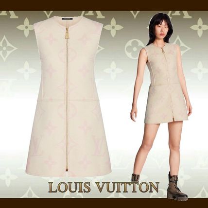 Louis Vuitton Sleeveless A Line Dress 1A615O 1A615N 1A615M 1A615L 1A615K 1A615J 