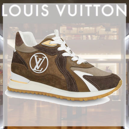 Louis Vuitton Plain Toe Casual Style Street Style Leather Logo