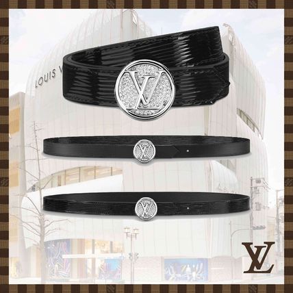 Louis Vuitton EPI 2020 SS Casual Style Plain Leather Elegant Style Logo Belts M0052V M0052W M0052X 