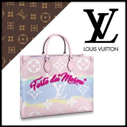 Louis Vuitton 2020 21AW Monogram Canvas Leather Elegant Style Totes M45189 