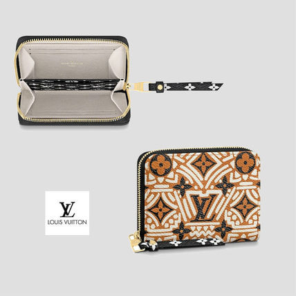 Louis Vuitton MONOGRAM 2020 21AW Monogram Unisex Leather Logo Coin Cases 
