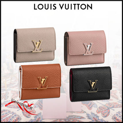 Louis Vuitton CAPUCINES Calfskin Folding Wallet Small Wallet Logo Folding Wallets M68747 M68803 M68588 M68587 