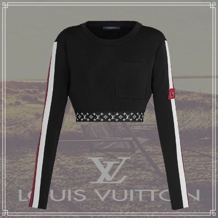 Louis Vuitton 2020 Cruise Cropped Pullover With Monogram Band 1A62ZG 