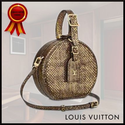 Louis Vuitton 2020 SS Casual Style Blended Fabrics 3WAY Leather Party Style Python 
