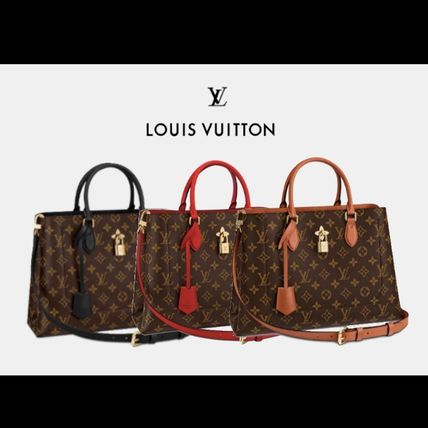 Louis Vuitton MONOGRAM Monogram Canvas 2WAY Office Style Elegant Style Totes 