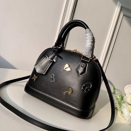 Louis Vuitton ALMA 2019 20AW Monogram 2WAY Leather Elegant Style Crossbody Handbags M52884 