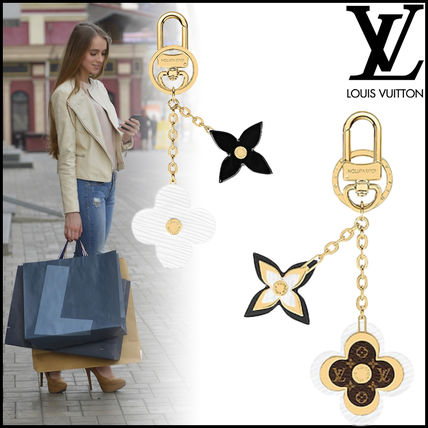 Louis Vuitton 2020 21AW Monogram Leather Logo Keychains  Bag Charms M69566 