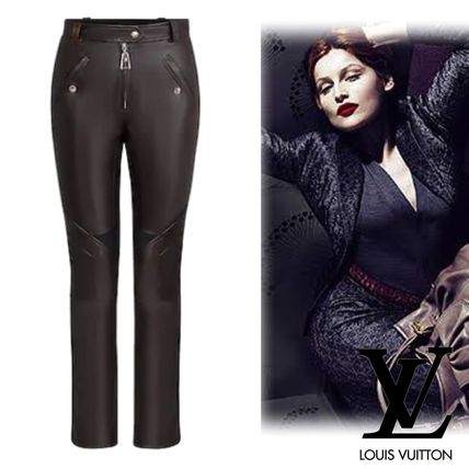 Louis Vuitton 2020 Cruise Leather Biker Pants 1A6148 