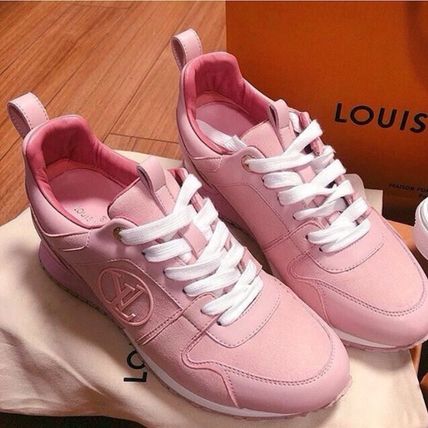 Louis Vuitton 2020 SS Plain Toe Rubber Sole Lace up Suede Blended Fabrics Plain 1A5C2S  1A5C2C 