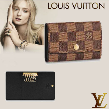 Louis Vuitton Unisex Canvas Logo Keychains  Bag Charms 