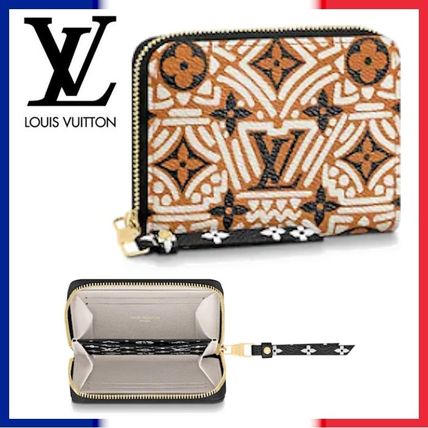 Louis Vuitton 2020 21AW Monogram Unisex Canvas Leather Long Wallet Logo Coin Cases 