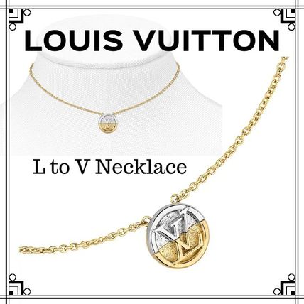 Louis Vuitton LOUISE 2020 21AW L To V Necklace M69643 