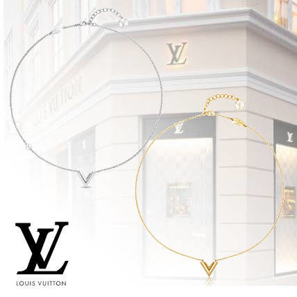 Louis Vuitton Unisex Elegant Style Necklaces  Pendants 