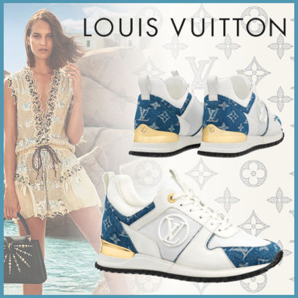 Louis Vuitton 2020 SS Monogram Round Toe Rubber Sole Casual Style Leather Logo 1A4WOT 