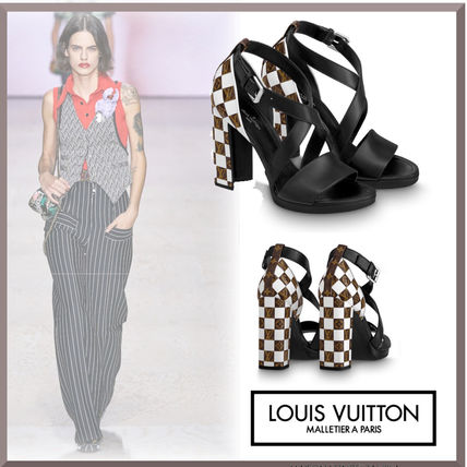 Louis Vuitton DAMIER 2020 SS Matchmake Cross Sandal 1A66UN 1A66UL 1A66UJ 