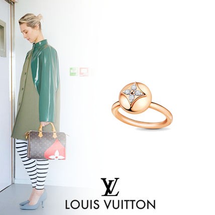Louis Vuitton 2020 21AW Costume Jewelry Casual Style Unisex Blended Fabrics Flower 