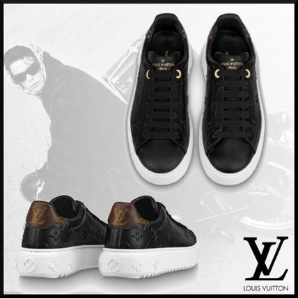Louis Vuitton 2020 21AW Round Toe Rubber Sole Lace up Casual Style Unisex 1A87P0 