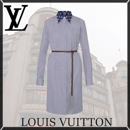 Louis Vuitton MONOGRAM 2020 SS Monogram Casual Style Long Sleeves Medium Office Style 1A7SES 