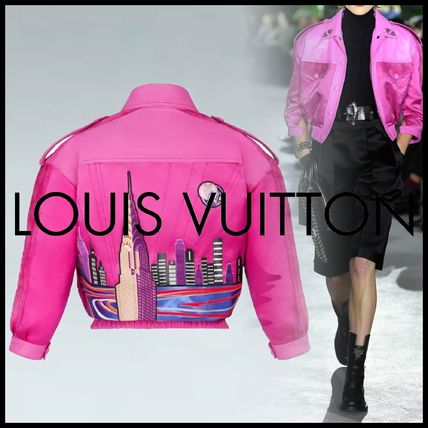 Louis Vuitton MONOGRAM 2020 SS Printed Bi Material Quilted Jacket 1A621J 