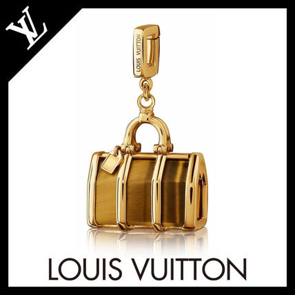Louis Vuitton 2020 SS Casual Style Blended Fabrics Party Style 18K Gold Q93296 