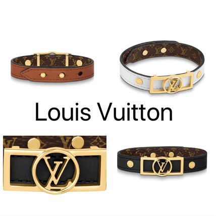 Louis Vuitton 2020 SS Street Style Leather Party Style Elegant Style Bracelets M6558E 